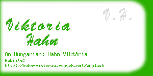 viktoria hahn business card