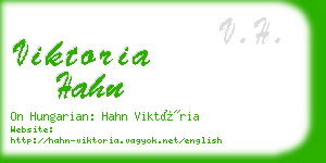 viktoria hahn business card